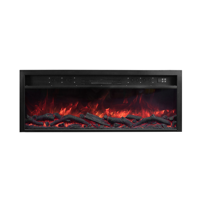 200cm Built-In Wall Fireplace 2000W Music Display Device 5 Multi-Flames